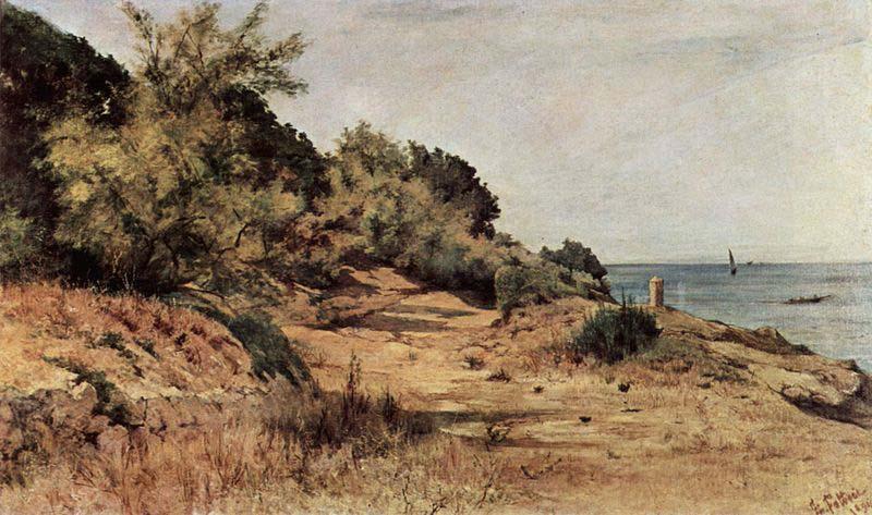 Giovanni Fattori Bewaldeter Strand